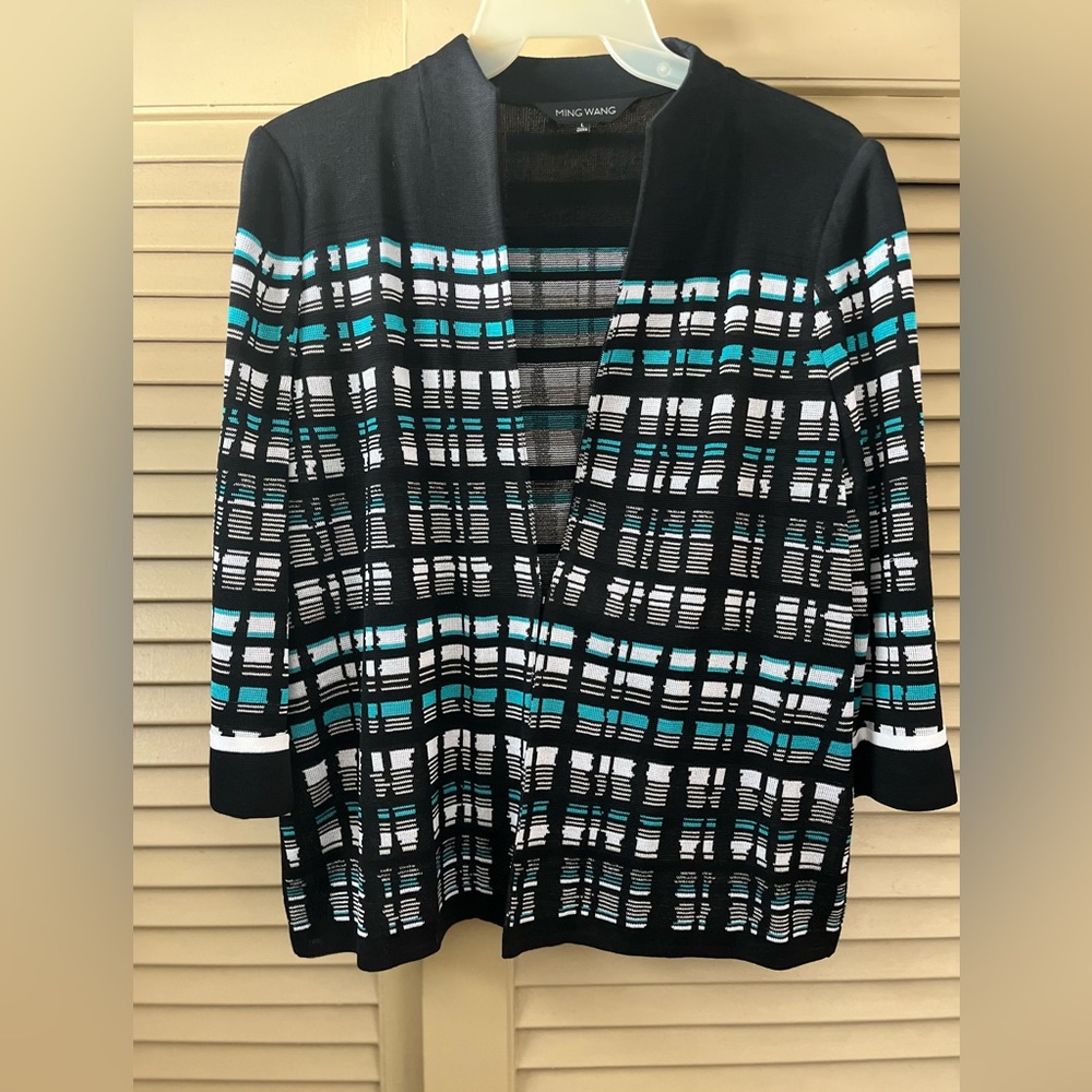 Ming Wang Size Large Sweater Jacket size large